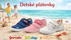 Detská obuv - plátenky