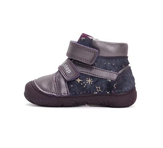 Detské kožené topánky DPG024A-S082-42515D DD STEP