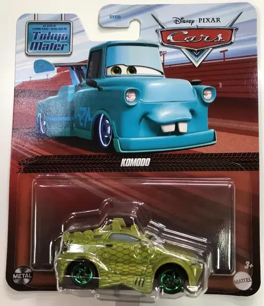 Disney Pixar Cars 3 DXV29 KOMODO autá autíčka mattel