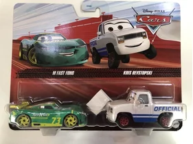 Disney Pixar Cars 3 DXV99 M FAST FONG + KRIS REVSTOPSKI