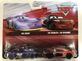 Disney Pixar Cars 3 DXV99 WILL RUSCH + TIM TREDLESS