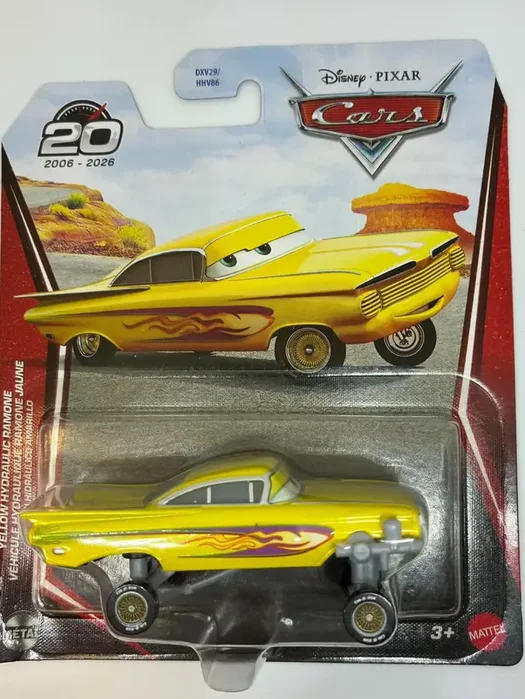 Disney Pixar Cars 3 YELLOW HYDRAULIC RAMONE 20Y Disney Pixar Cars 3 YELLOW HYDRAULIC RAMONE 20Y