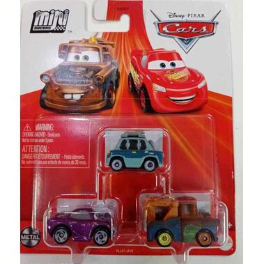 Disney Pixar Cars Mini Racer 3 Pack GKG01