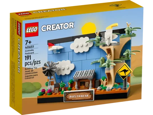 LEGO 40651 Pohľadnica - Austrália Creator Australia Postcard LEGO 40651 Pohľadnica - Austrália Creator Australia Postcard