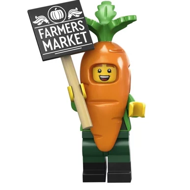 LEGO 71037 Carrot Mascot 4 LEGO 71037 Carrot Mascot 4