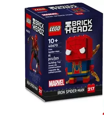 LEGO BRICKHEADZ 40670 IRON SPIDER-MAN